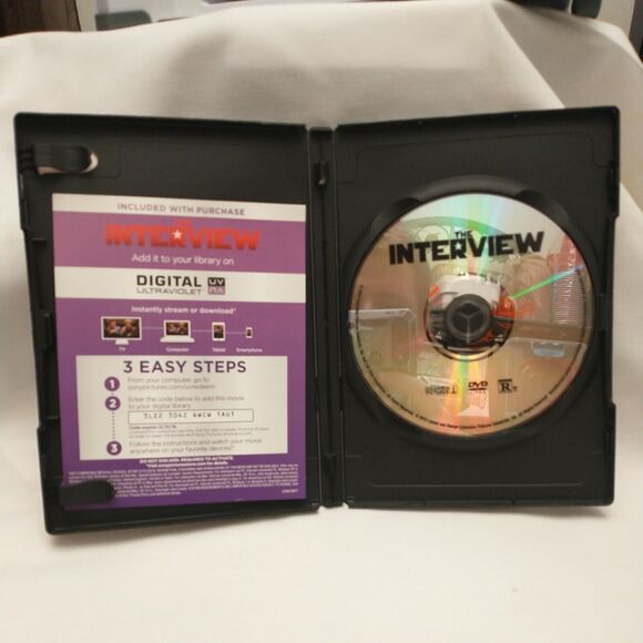 The Interview DVD Starring Seth Rogen and James Franco No Code - Picture 3 of 4